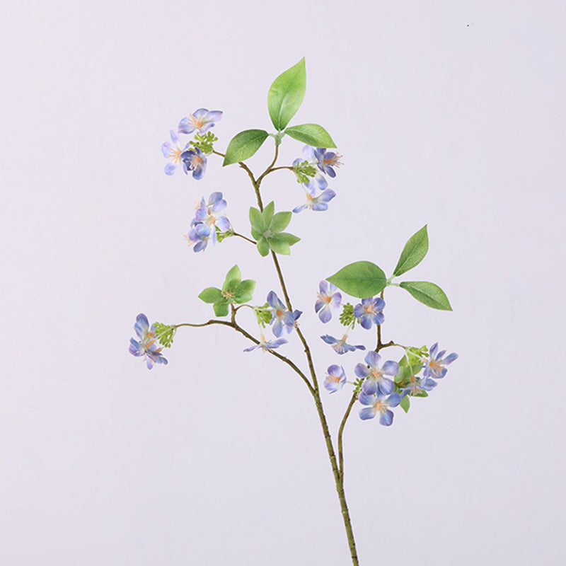 22.4 Inch Fontanesia Blossom Branch Stems, 6 Pcs Artificial Spring Flowers
