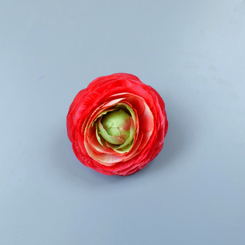 10 Pcs Artificial Ranunculus Flower Heads for Crafts Bulk Wholesale