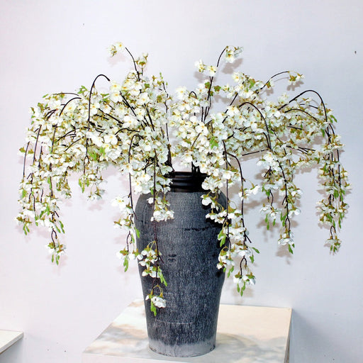 43 Inch Extra Long Weeping Cherry Blossom Branch 1 Pc Artificial Silk Flower Stem