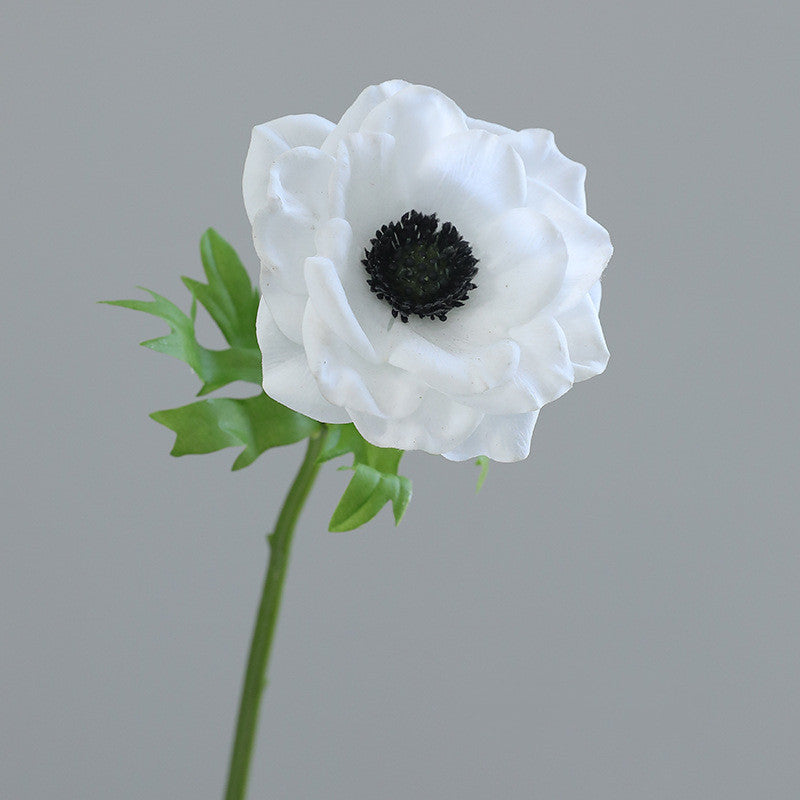 16 Inch Artificial Anemone Stems 10 Pcs Silk Flowers for Vase Centerpieces Wedding Bouquet