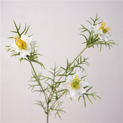 27 Inch Artificial Love-in-a-Mist Flower Stems Bulk Quantity