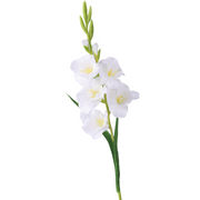 35 Inch Extra Tall Gladiolus Stem Silk Flowers Bulk Faux Spring Floral Arrangement