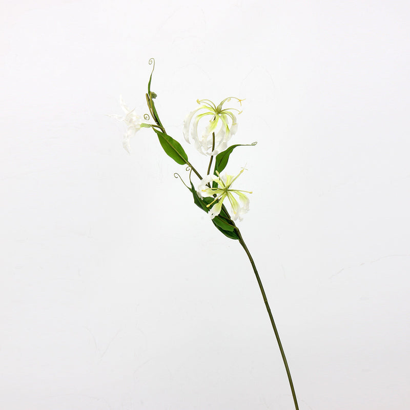 29.5 Inch Gloriosa Lily Spray Stems, 6 Pcs Artificial Gloriosa Superba Flowers