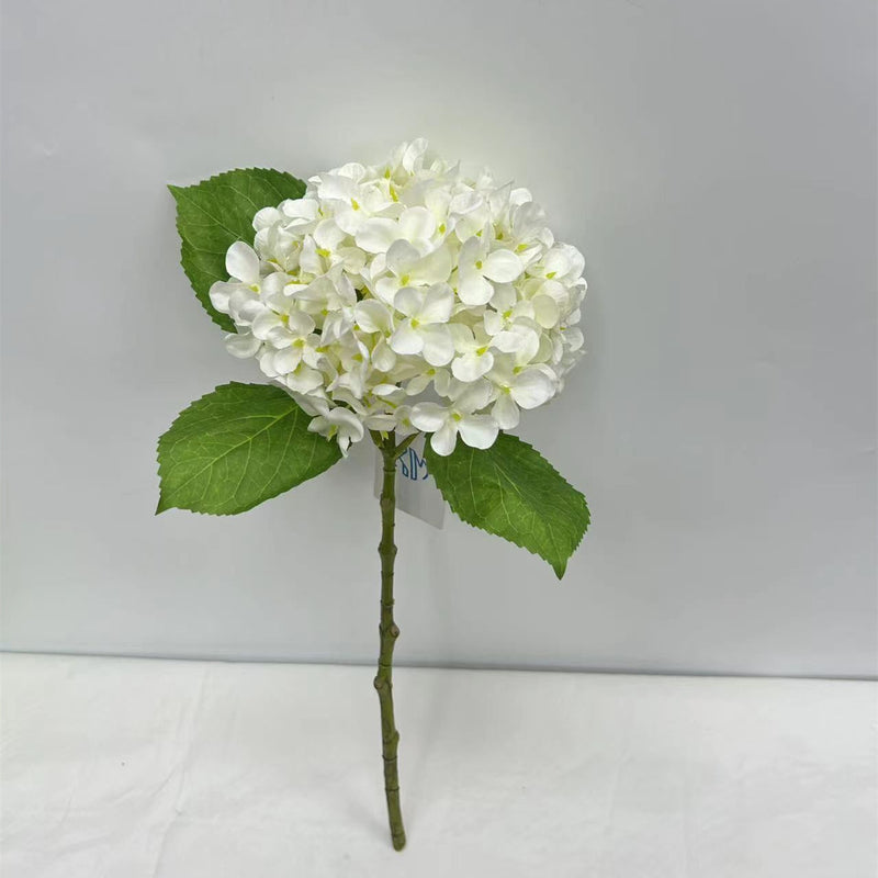 50 Pcs 17 Inch Artificial Silk Hydrangea Stems Flowers