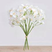 9.5 Inch Artificial Hydrangea Stems Bundle 10 Pcs Bulk for Wedding Crafts