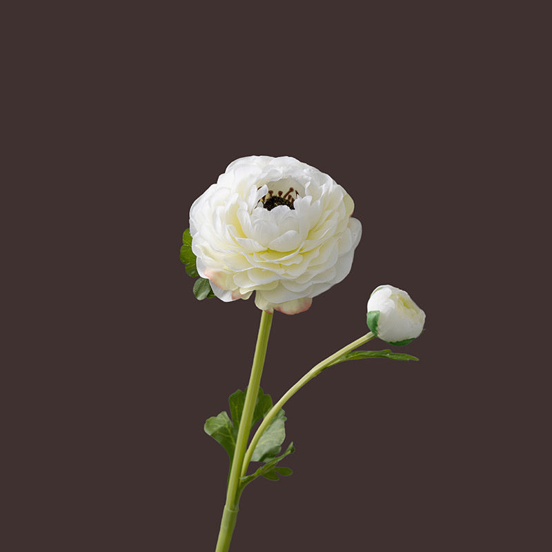 20 Inch Ranunculus Stems 10 Pcs Artificial Silk Flowers for Wedding Home Decoration