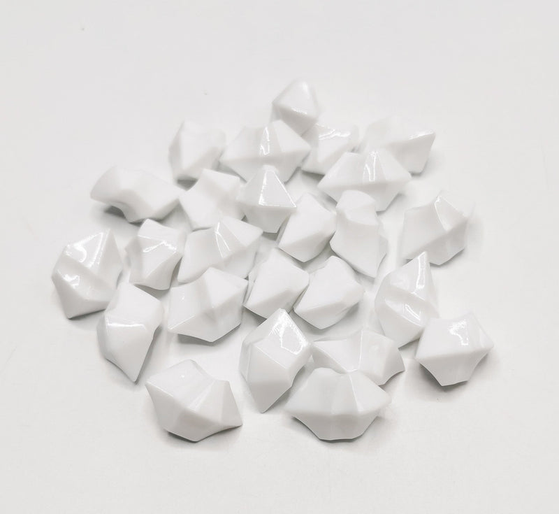 250 Pcs Crystal Vase Filler Ice Cubes Bulk Clear Acrylic Decorative Fillers for Arrangements