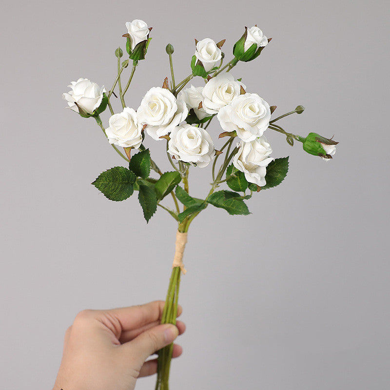 15 Inch Artificial Bubbles Spray Roses 10 Stems Bulk Wedding DIY Silk Flowers