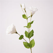 19.6 Inch Real Touch Lisianthus Artificial Silk Flowers for Wedding Home Decor