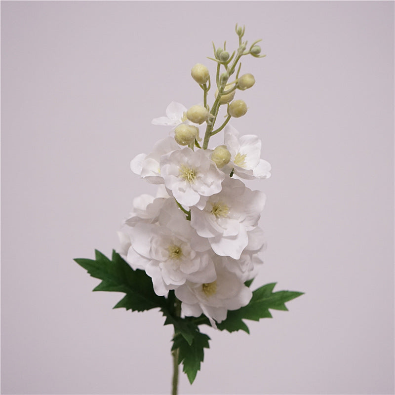 28.3 Inch Real Touch Delphinium Artificial Flower Stem for Wedding and Home Decor