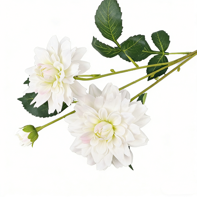 29 Inch Large Real Touch Dahlia Artificial Silk Flower for Wedding Home Decor