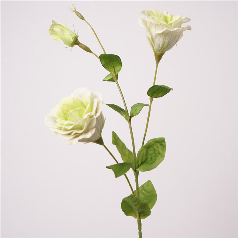 19.6 Inch Real Touch Lisianthus Artificial Silk Flowers for Wedding Home Decor