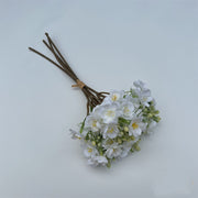 4 Pcs 15 Inch Artificial Jasmine Flower Stems for Wedding DIY Crafts Bulk
