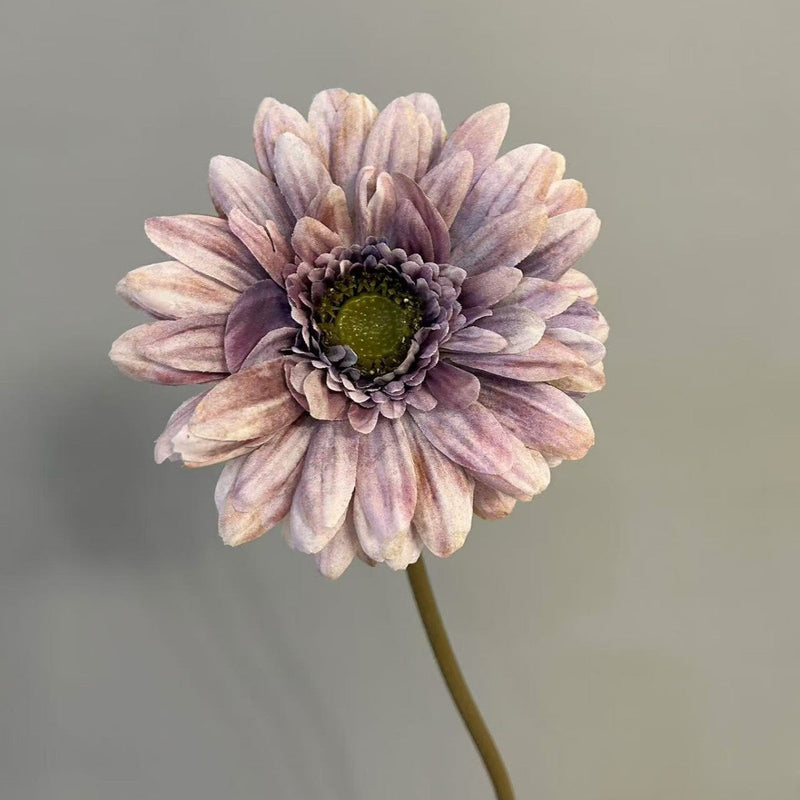 18 Inch Artificial Gerbera Daisy Stems, 10 Pcs, Autumn Winter Tones, Silk Flowers for Home and Wedding Decor