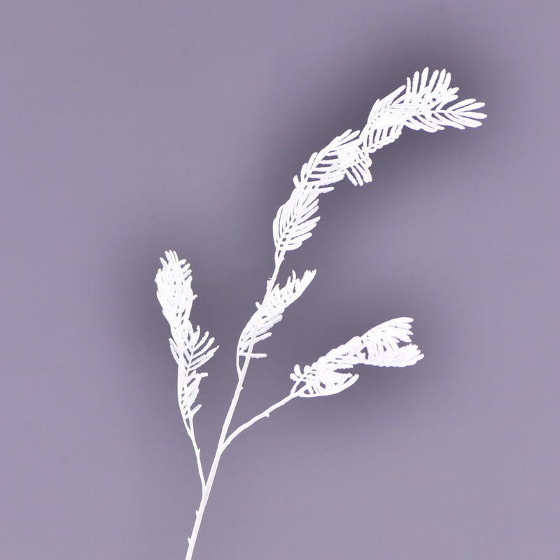 39 Inch Artificial Mimosa Stems Branches Bulk Real Touch 10 Pcs
