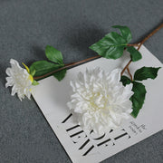 Dahlia Artificial Flower Stems 12 Inch 10 Pcs Bulk Floral Arrangements for Events