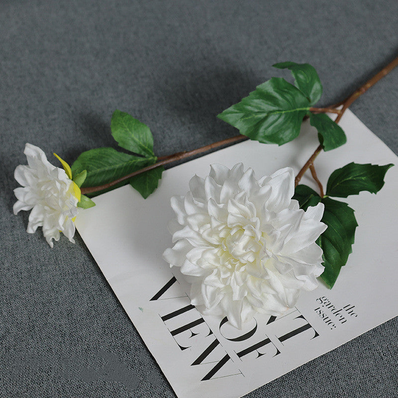 Dahlia Artificial Flower Stems 12 Inch 10 Pcs Bulk Floral Arrangements for Events