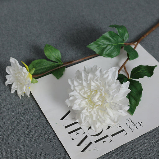 Dahlia Artificial Flower Stems 12 Inch 10 Pcs Bulk Floral Arrangements for Events