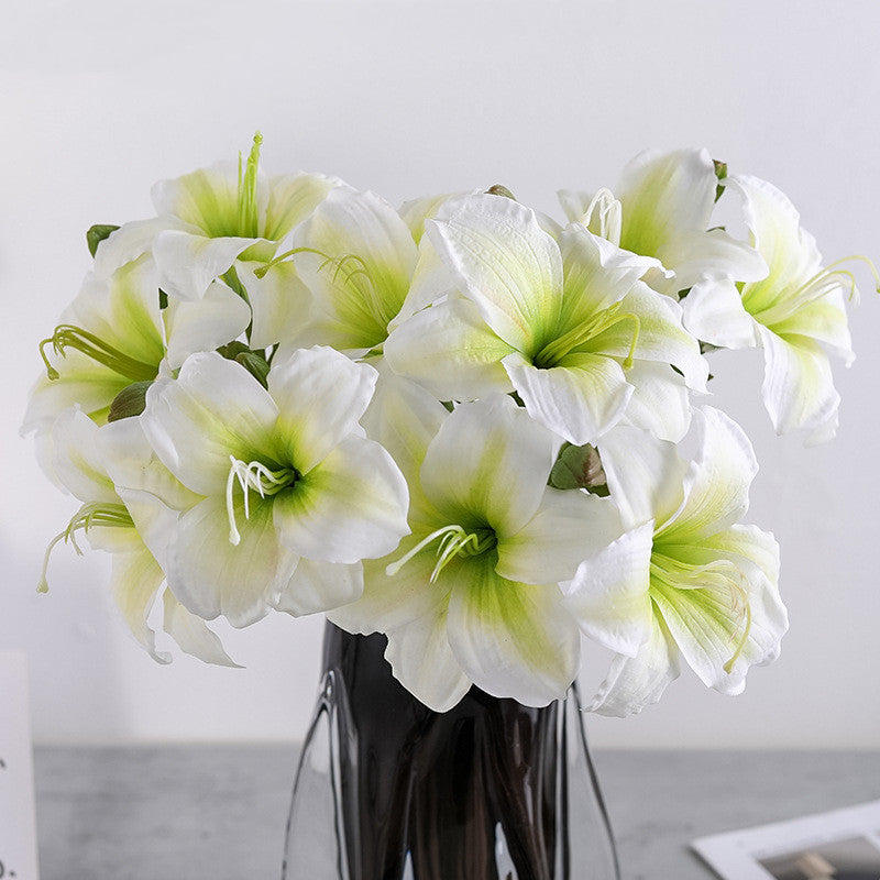 19.6 Inch Artificial Silk Hemerocallis Stems Bulk Flower Arrangements