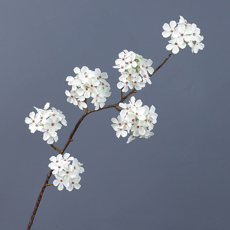 35 Inch Artificial Silk Pear Blossom Stems, 10 Pcs Extra Long Spring Flowers