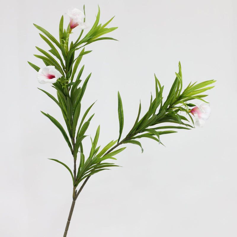 37.4 Inch Artificial Oleander Branches, 1 Pc, Silk Flowers for Spring Home Decor, Wedding Centerpieces, Indoor Outdoor Use