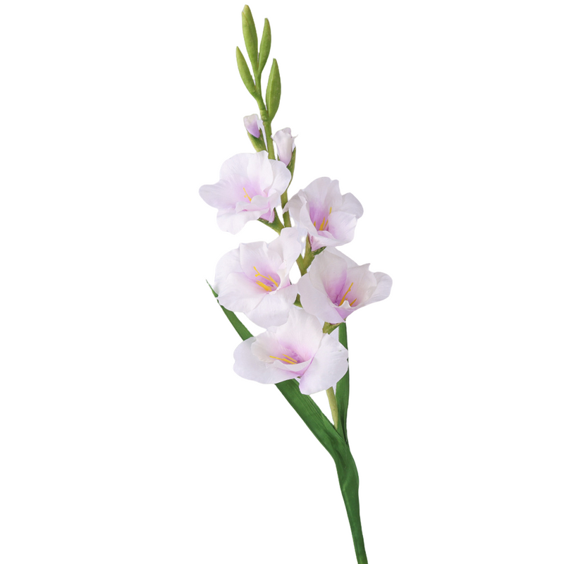 35 Inch Extra Tall Gladiolus Stem Silk Flowers Bulk Faux Spring Floral Arrangement