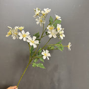 29.5 Inch Silk Mum Spray Euryops Stems 6 Pcs Artificial Autumn Floral Decoration