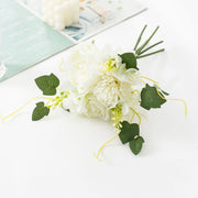 12 Inch Small Artificial Peony Stems Bundle, 12 Pcs Silk Flowers for Wedding Crafts Table Arrangements