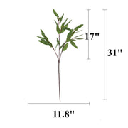 31 Inch Extra Tall Eucalyptus Stems Spray 10 Pcs Artificial Greenery Decor Bulk