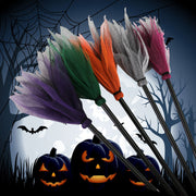 5 Pcs 35 Inch Artificial Witches Broomsticks for Halloween Wreath DIY Arrangements