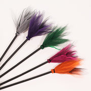5 Pcs 35 Inch Artificial Witches Broomsticks for Halloween Wreath DIY Arrangements