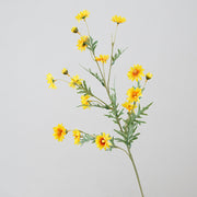 28.7 Inch Artificial Daisy Flower Branch 1 Pc Faux Silk Spring Floral Arrangement
