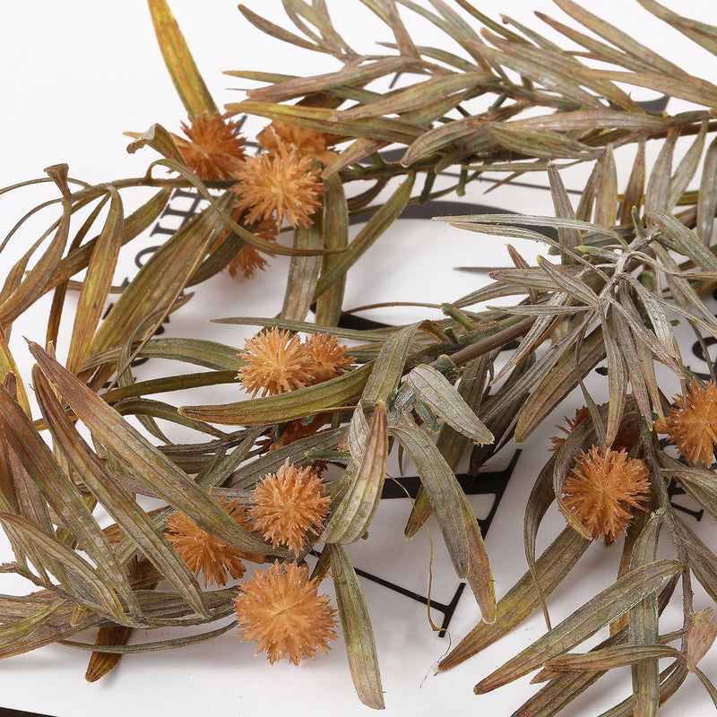 21.6 Inch Artificial Acacia Fruit Branches, Autumn Colors, 6 Stems for Floral Arrangements and Seasonal Decor