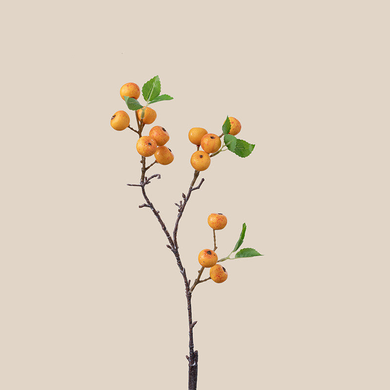 20 Inch Artificial Berry Stems - 10 Pcs Fall Berry Branches for Autumn Decor, Thanksgiving Wreaths, Silk Fake Berries