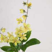 31.5 Inch Artificial Clerodendrum Stem 1 Pc Extra Blossom Real Touch Spring Flower