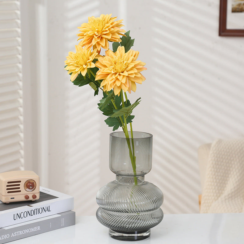 20 Inch Artificial Dahlia Stem Spray, Silk Flowers, Bulk Wholesale, 1 Stem