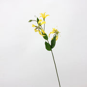 29.5 Inch Gloriosa Lily Spray Stems, 6 Pcs Artificial Gloriosa Superba Flowers