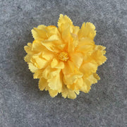 50 Pcs Artificial Hibiscus Flower Heads for Crafts Bulk Faux Silk Floral Supplies