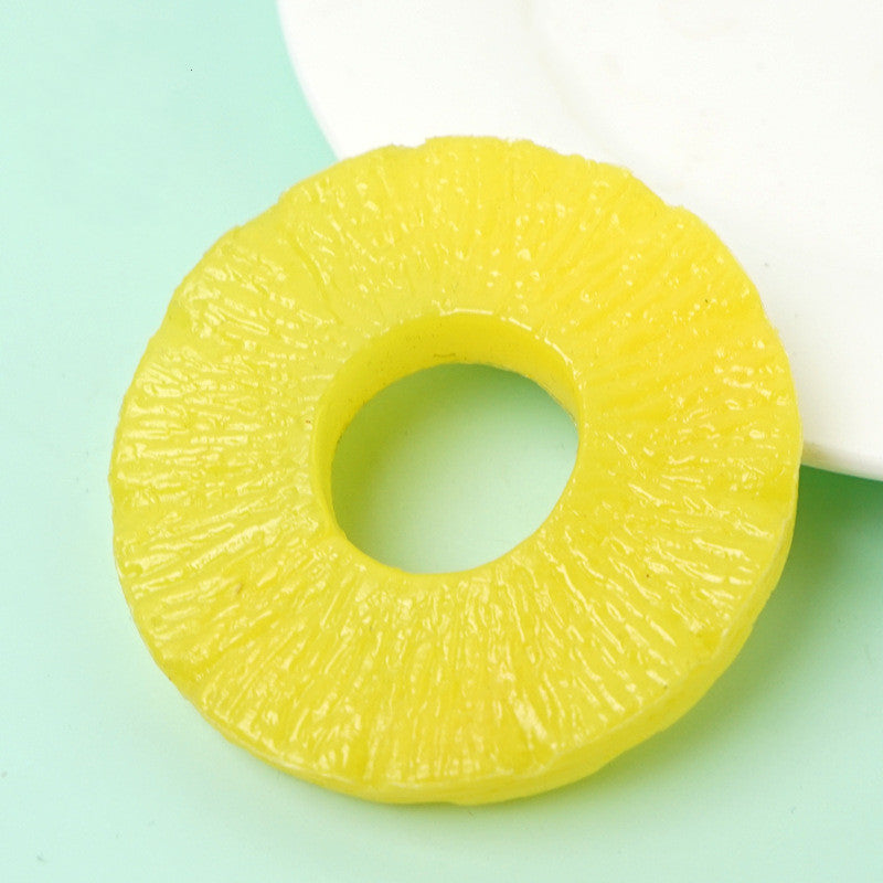 10 Pcs Artificial Fruit Slices, Lifelike Simulation, Decorative Bulk Set
