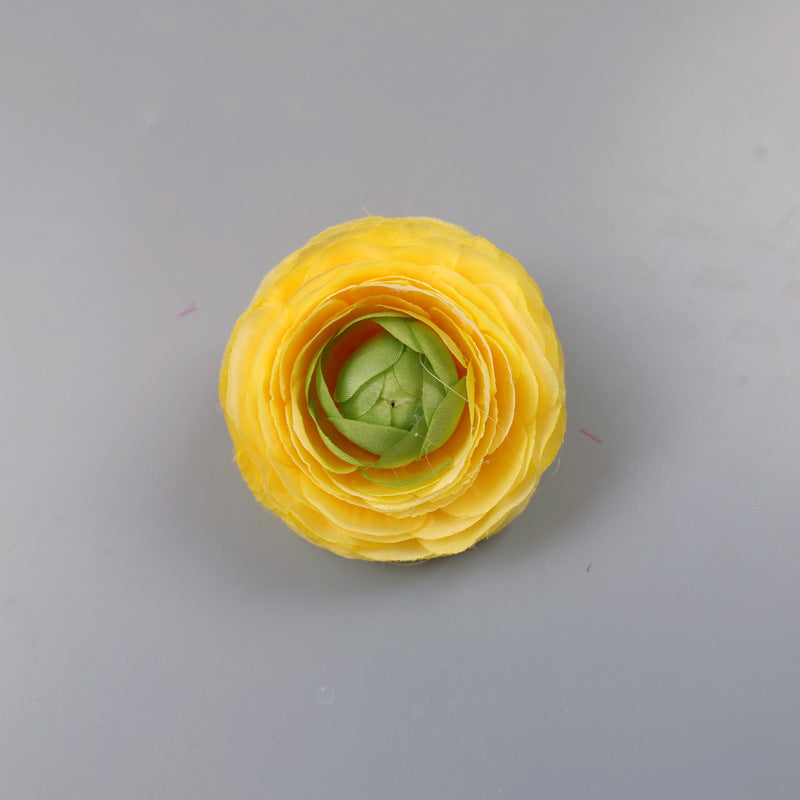 10 Pcs Artificial Ranunculus Flower Heads for Crafts Bulk Wholesale