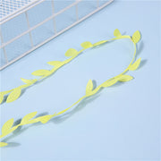 32 Ft Artificial Ivy Leaf Garland Ribbon, 32 Feet Faux Green Leaves for Wedding, Party, DIY Wall Decoration