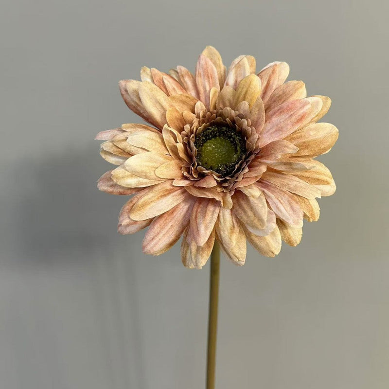 18 Inch Artificial Gerbera Daisy Stems, 10 Pcs, Autumn Winter Tones, Silk Flowers for Home and Wedding Decor