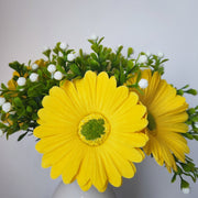 Happy Every Day Spring Flowers and Greenery Vase Arrangement Bulk Wholesale Artificial
