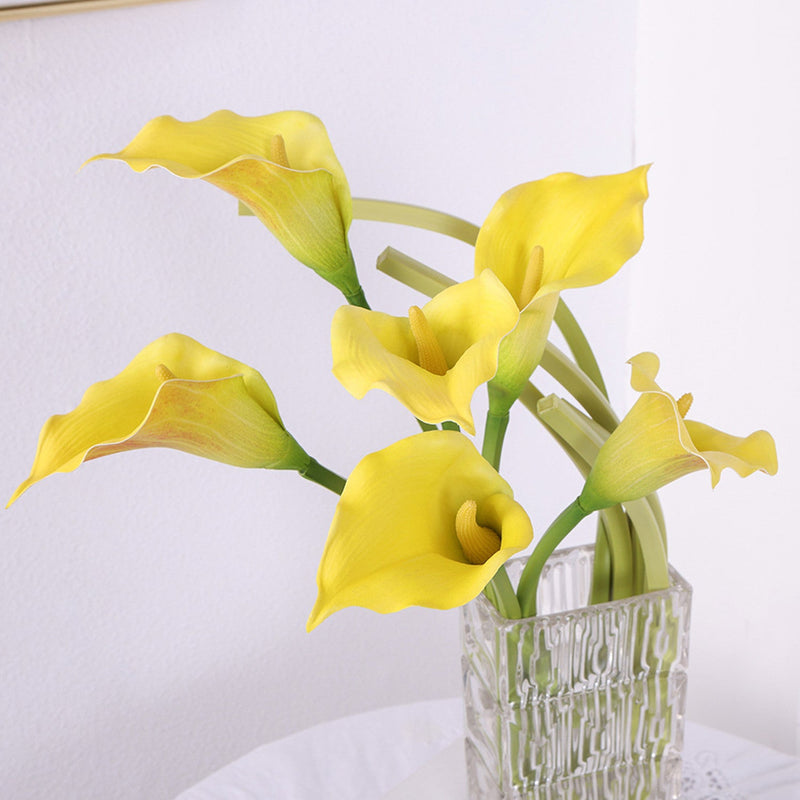 29 Inch Calla Lily Stem 10 Pcs Real Touch Soft Latex Artificial Flowers Bulk