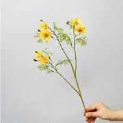 27 Inch Coreopsis Stems Spray 10 Pcs Artificial Real Touch Flowers Bulk