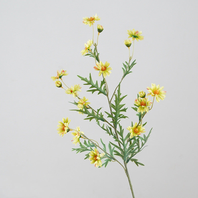 28.7 Inch Artificial Daisy Flower Branch 1 Pc Faux Silk Spring Floral Arrangement