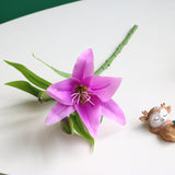 Bulk 14" Oriental Lily Stems Real Touch Flowers Table Centerpieces Flower Arrangements Wholesale