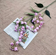 Bulk 39" Lily of The Valley Hanging Orchid Long Stem Silk Artificial Flowers Wholesale