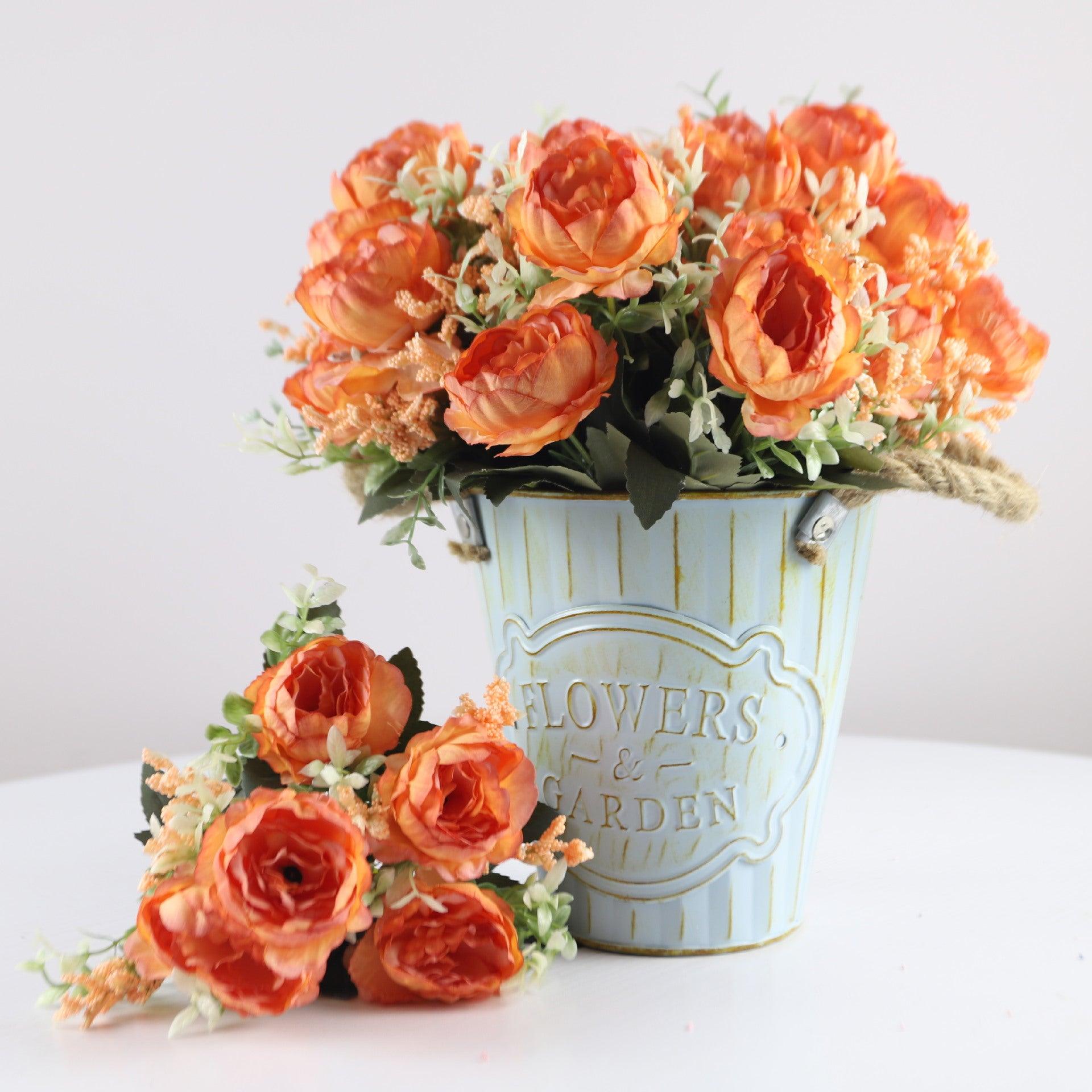 1 Bush 12 Inch Artificial Flowers Peony Bouquet - Artificialmerch