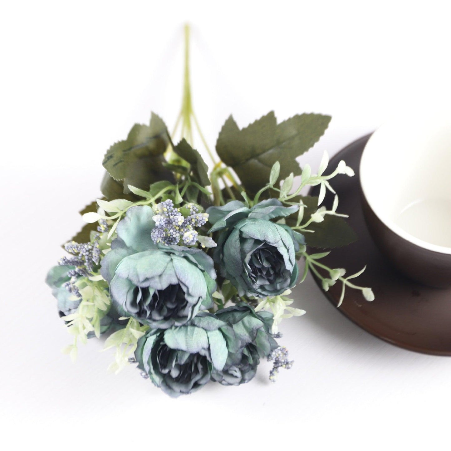 1 Bush 12 Inch Artificial Flowers Peony Bouquet - Artificialmerch